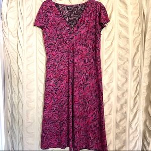 Flutter sleeve a-line midi dress